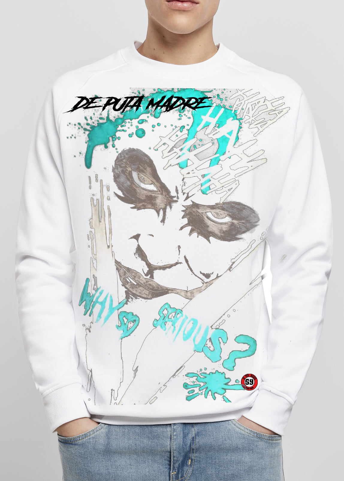 Men's Sweatshirt Joker Why So Serious By