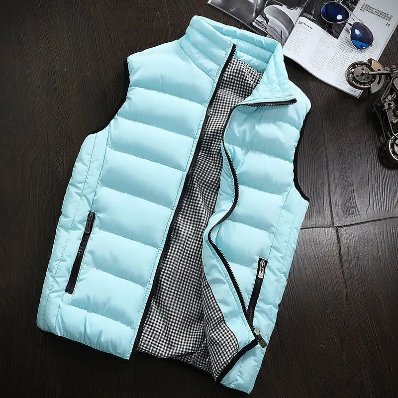 Vest Men Vests Winter Warm