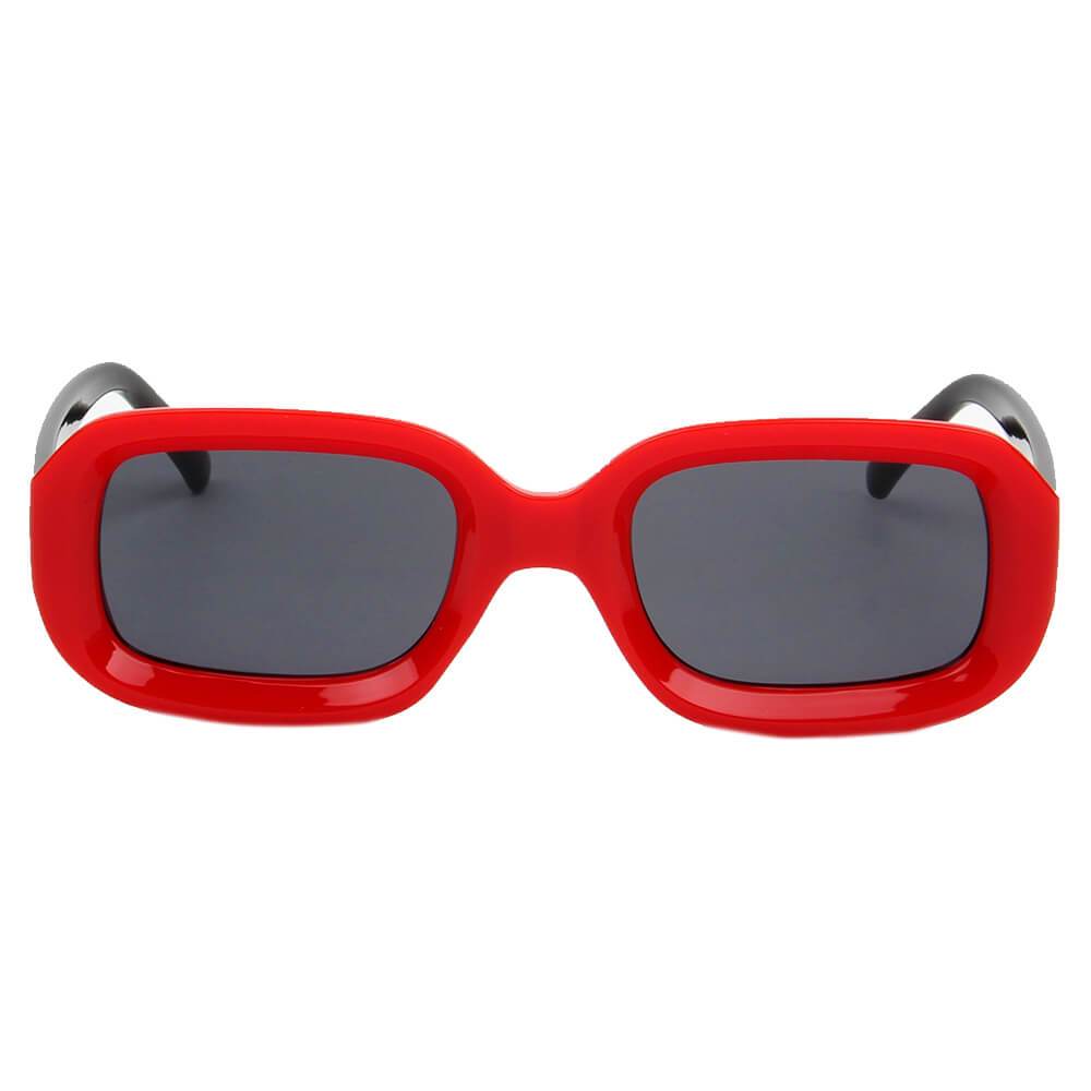 ERII - Women Retro Vintage Square Sunglasses