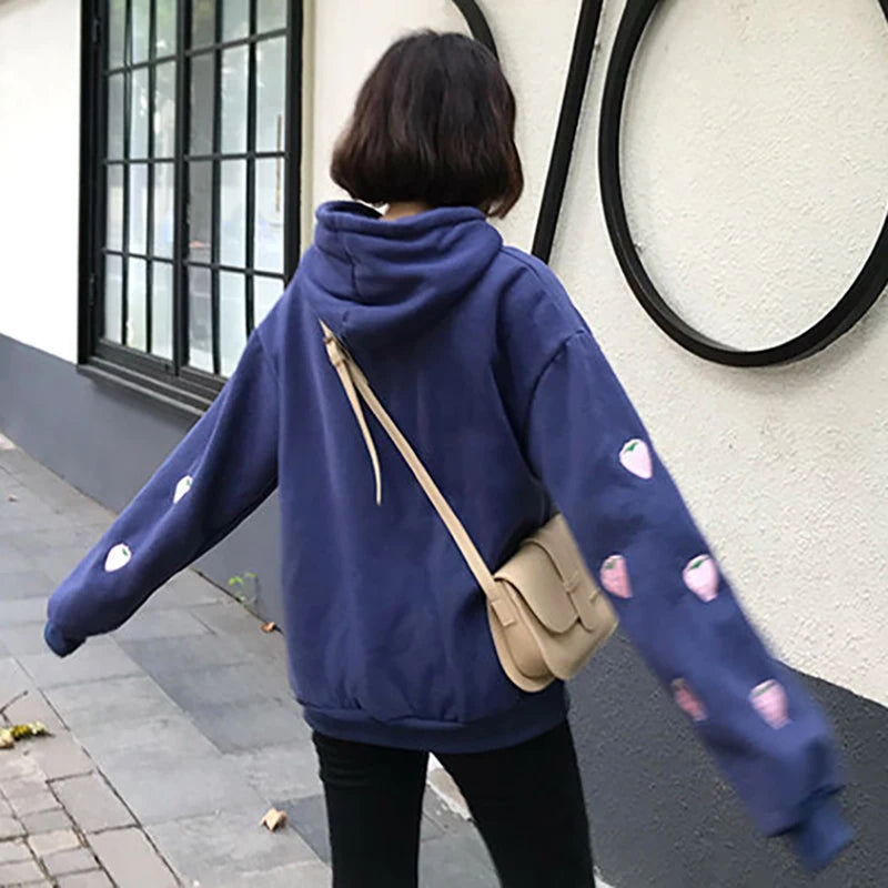 Harajuku  Pink Sweatshirt  Women