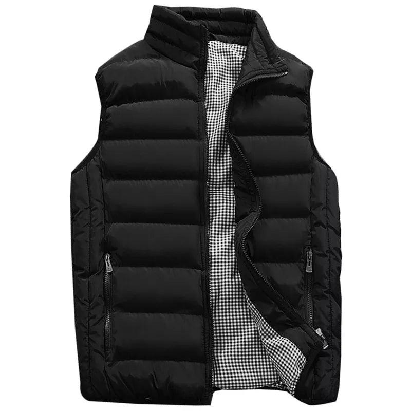 Vest Men Vests Winter Warm