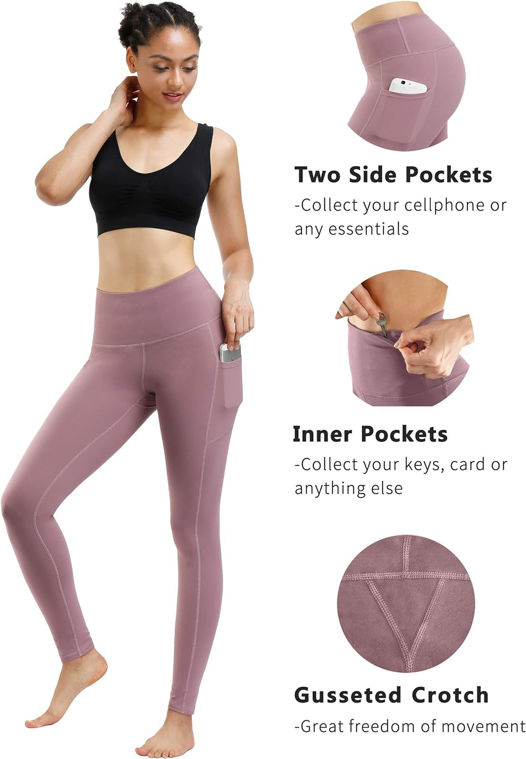 Workout Running 4 Way Stretch Yoga Leggings,