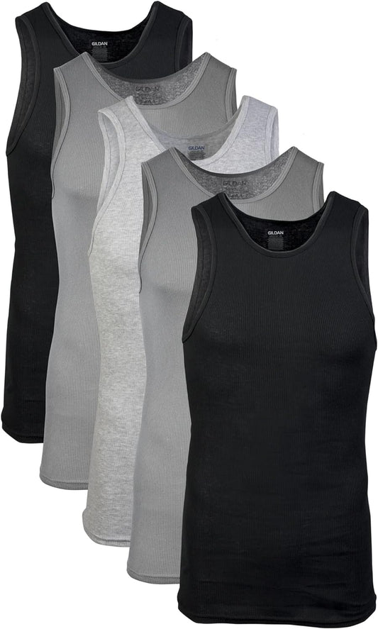 Gildan Men'S Shirt Tanks, Multipack