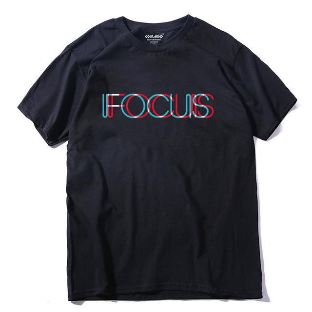 100% Cotton Short Sleeve Fucus Printed Tshirt